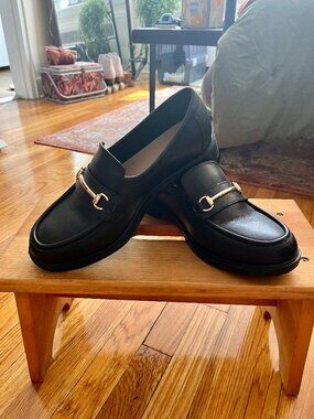 WYDR Studios Remy Low Heel Classic Loafers (Black / US 10WW)